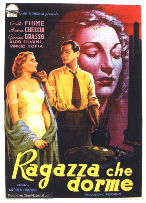 Ragazza che dorme - Italian Movie Poster