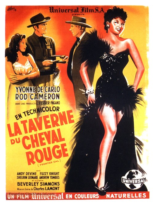 Frontier Gal - French Movie Poster