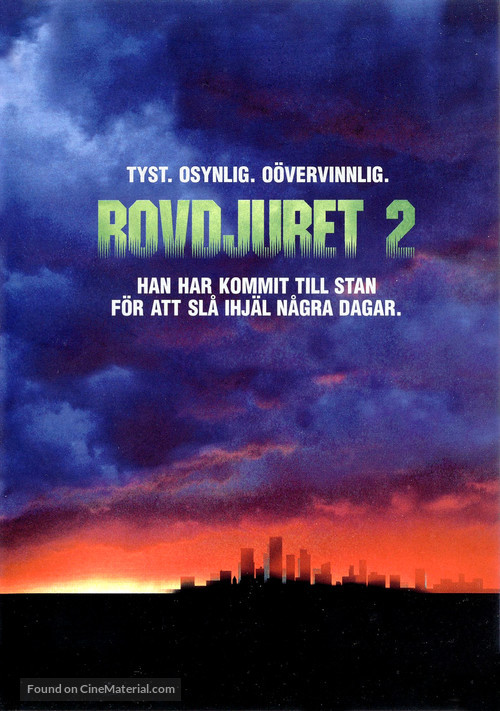 Predator 2 - Swedish Movie Poster
