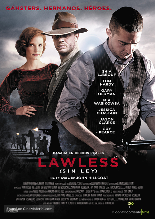 Lawless - Spanish Movie Poster