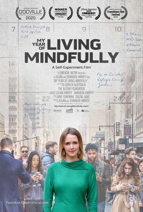 My Year of Living Mindfully - Australian Movie Poster