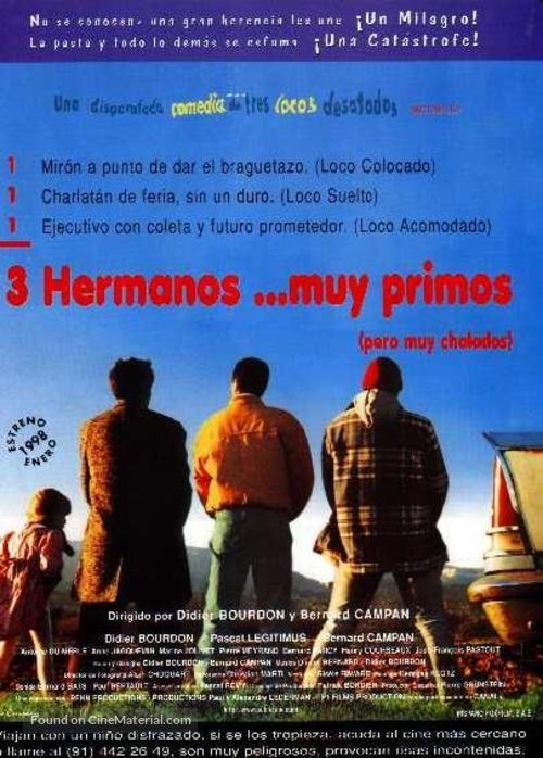 Les trois fr&egrave;res - Spanish Movie Poster
