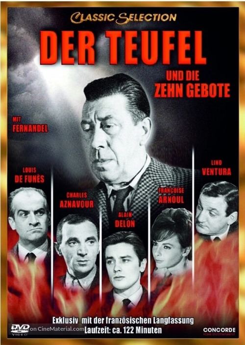 Le diable et les dix commandements - German DVD movie cover