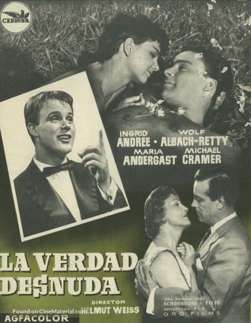 Verlobung am Wolfgangsee - Spanish Movie Poster