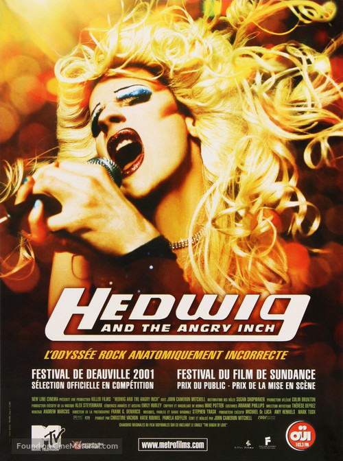 Hedwig and the Angry Inch - French Movie Poster