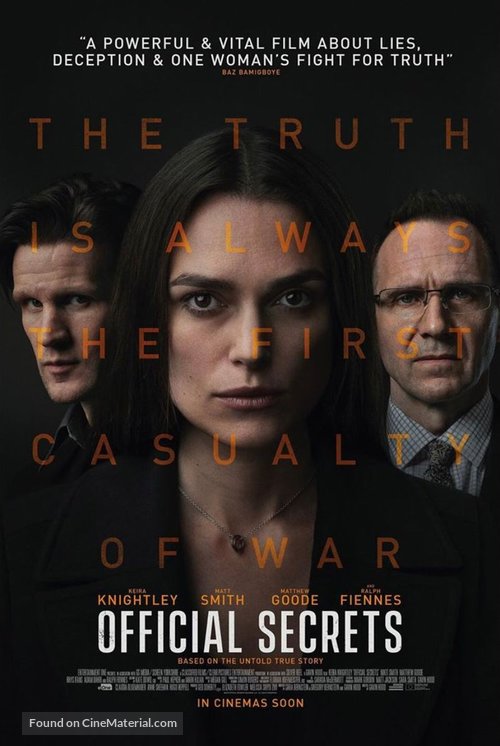 Official Secrets - British Movie Poster