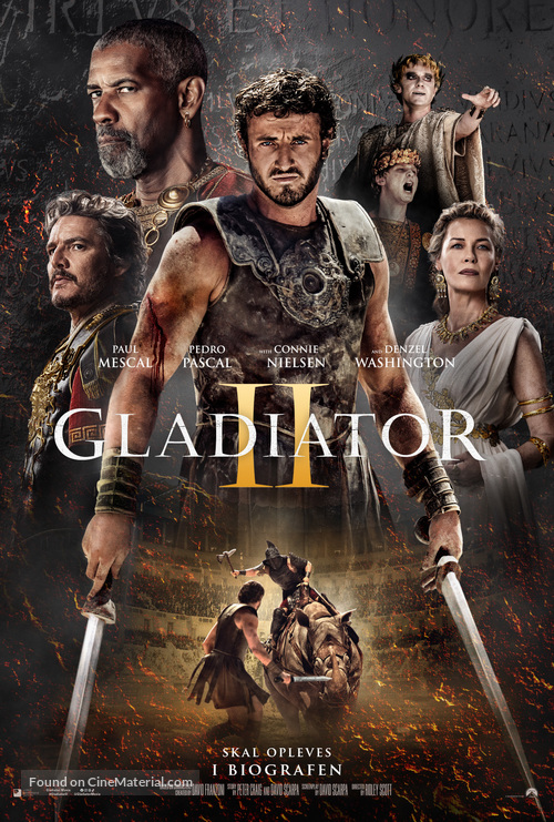 Gladiator II - Danish Movie Poster