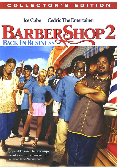 Barbershop 2: Back in Business - Finnish DVD movie cover