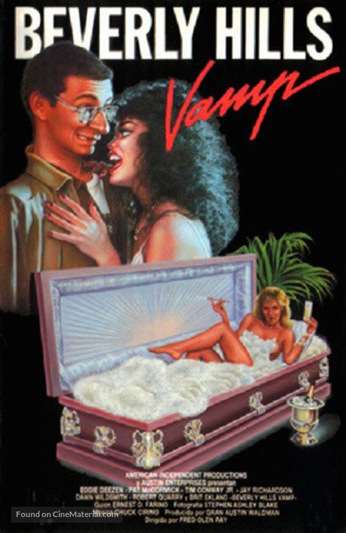 Beverly Hills Vamp - Spanish VHS movie cover