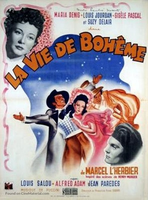 La vie de boh&egrave;me - French Movie Poster