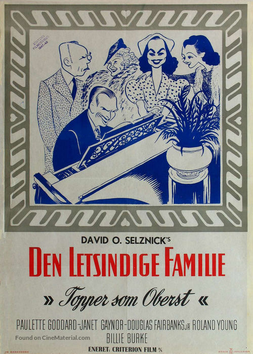 The Young in Heart - Danish Movie Poster