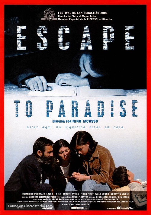 Escape to Paradise - Spanish Movie Poster