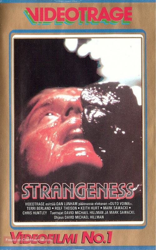 The Strangeness - Finnish VHS movie cover