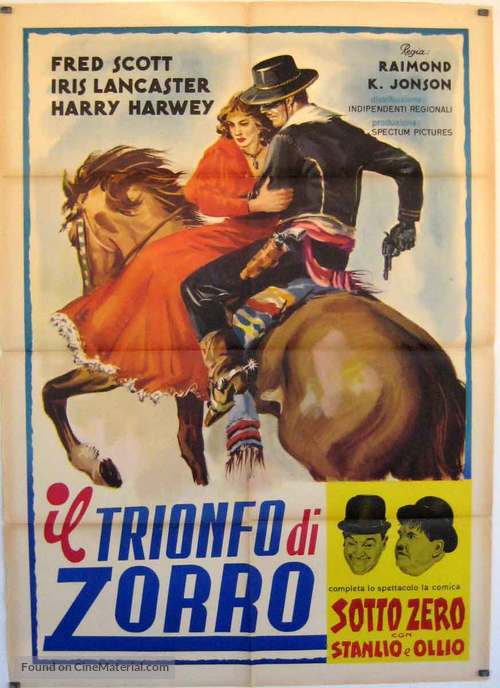 Ridin&#039; the Trail - Italian Movie Poster