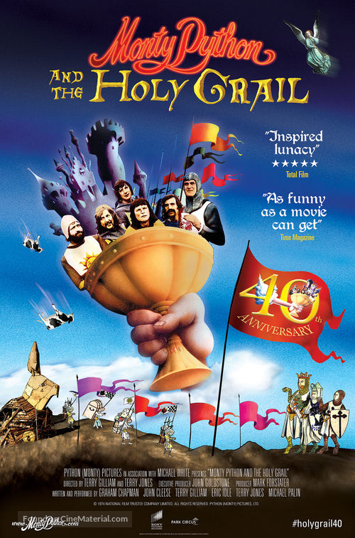 Monty Python and the Holy Grail - British Re-release movie poster