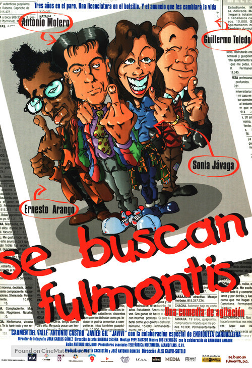 Se buscan fulmontis - Spanish Movie Poster