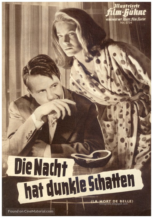 La mort de Belle - German poster