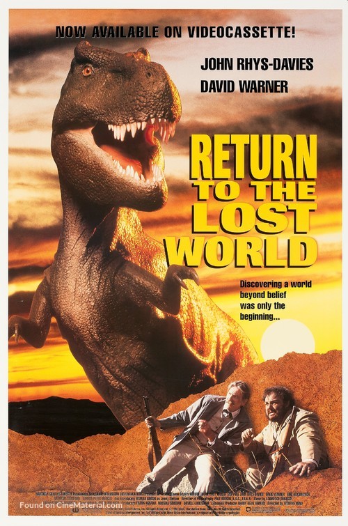 Return to the Lost World - Video release movie poster