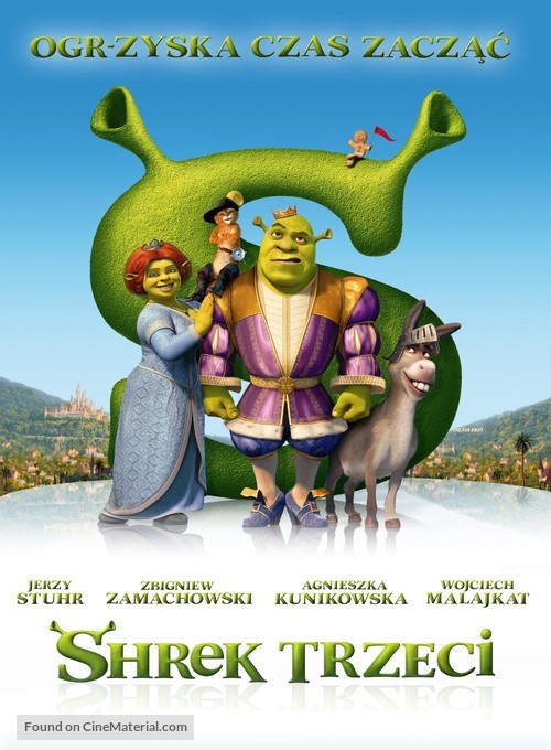 Shrek the Third - Polish poster