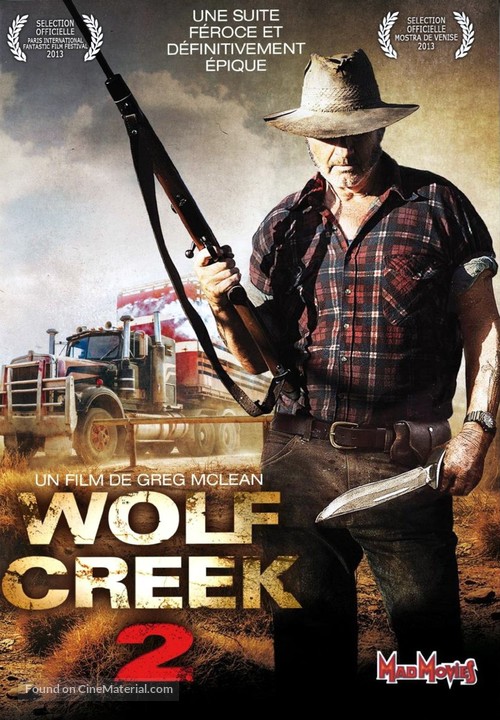 Wolf Creek 2 - French DVD movie cover