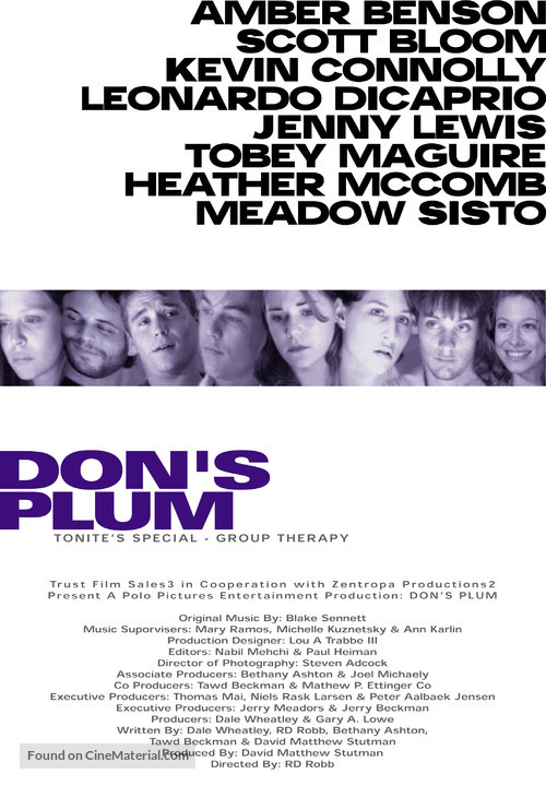 Don&#039;s Plum - International Movie Poster