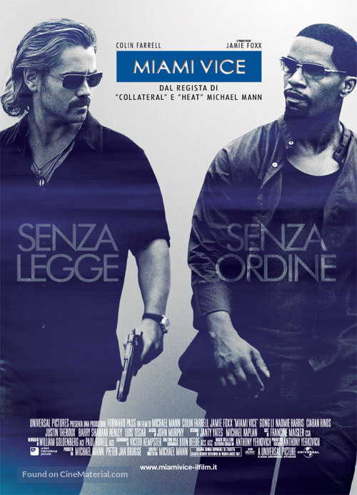 Miami Vice - Italian Movie Poster