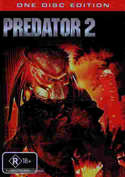 Predator 2 - Australian DVD movie cover
