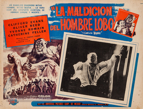 The Curse of the Werewolf - Mexican Movie Poster