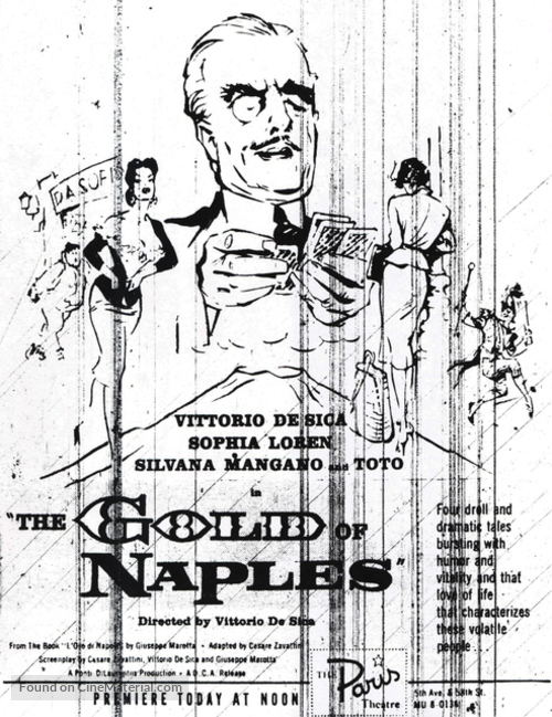 L&#039;oro di Napoli - poster