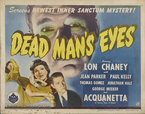 Dead Man&#039;s Eyes - Movie Poster