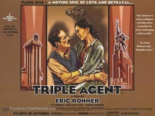 Triple agent - British Movie Poster