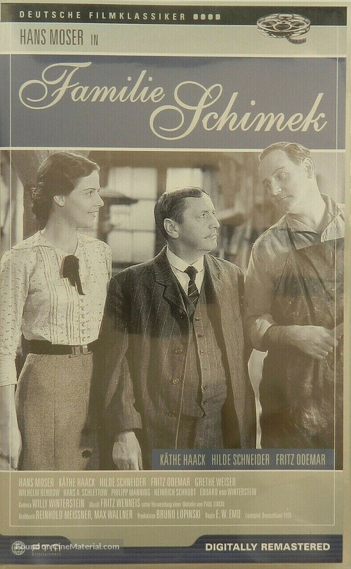 Familie Schimek - German VHS movie cover