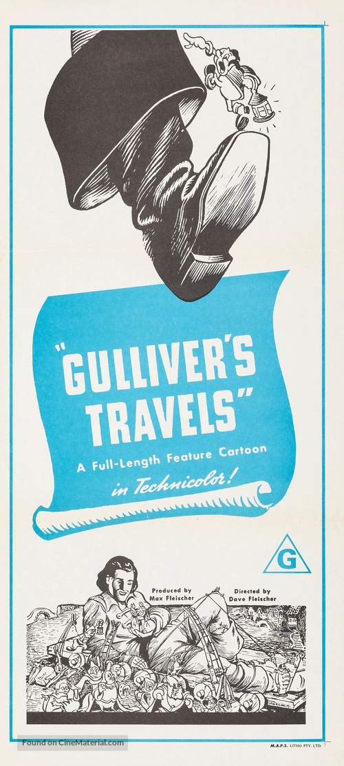 Gulliver&#039;s Travels - Australian Movie Poster