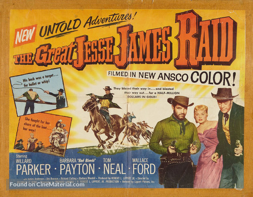 The Great Jesse James Raid - Movie Poster