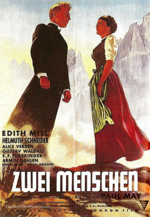 Zwei Menschen - German Movie Poster