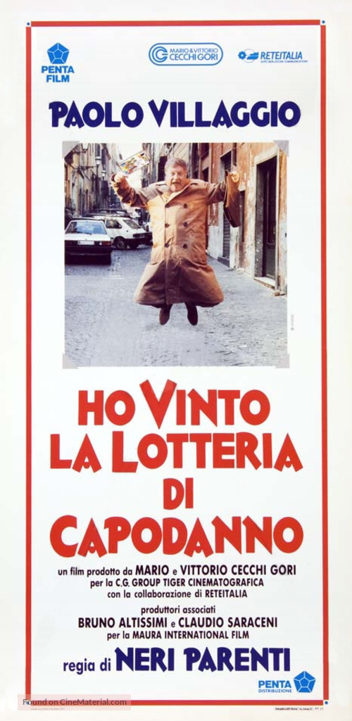 Ho vinto la lotteria di Capodanno - Italian Theatrical movie poster