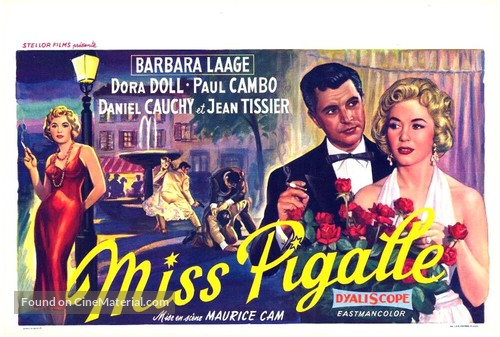 Miss Pigalle - Belgian Movie Poster