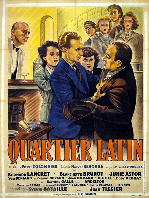 Quartier latin - French Movie Poster