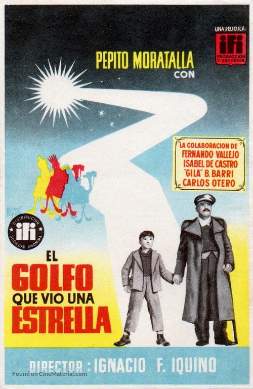 El golfo que vio una estrella - Spanish Movie Poster