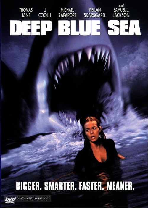 Deep Blue Sea - DVD movie cover