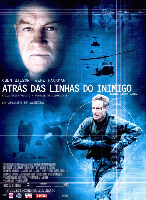 Behind Enemy Lines - Portuguese Movie Poster