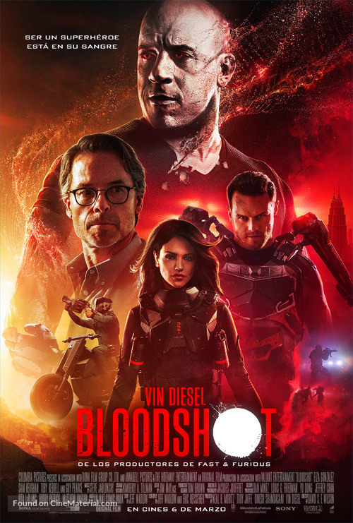 Bloodshot - Spanish Movie Poster