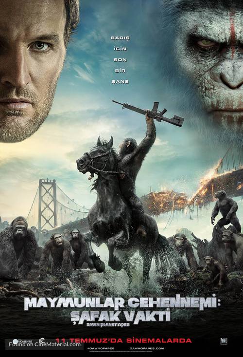 Dawn of the Planet of the Apes - Turkish Movie Poster