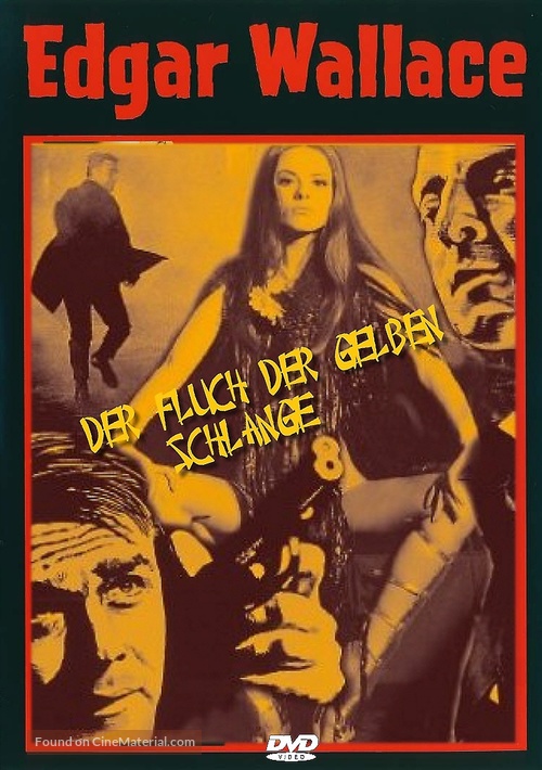 Der Fluch der gelben Schlange - German DVD movie cover