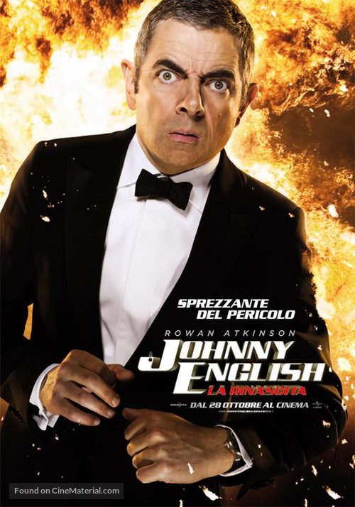 Johnny English Reborn - Italian Advance movie poster
