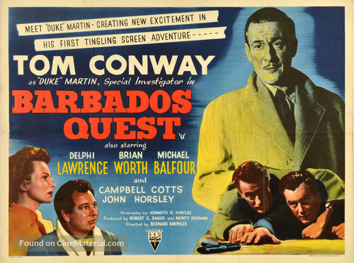 Barbados Quest - British Movie Poster