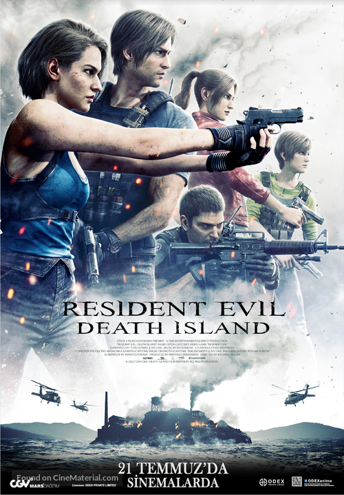 Resident Evil: Death Island - Turkish Movie Poster