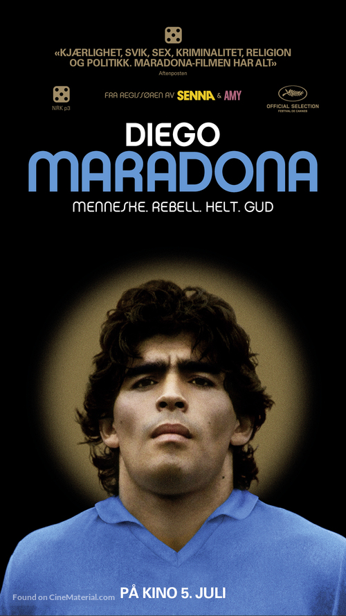 Diego Maradona - Norwegian Movie Poster