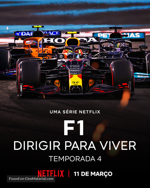 Formula 1: Drive to Survive - Brazilian Movie Poster