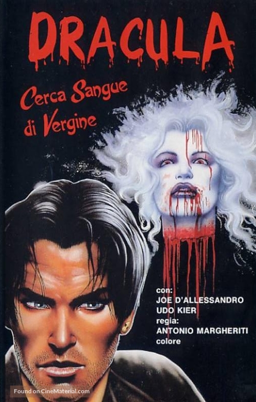 Blood for Dracula - Italian VHS movie cover